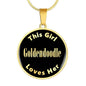 Goldendoodle - 18k Gold Finished Luxury Necklace