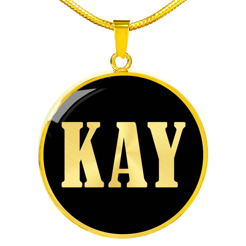 Kay v02 - 18k Gold Finished Luxury Necklace