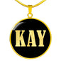 Kay v02 - 18k Gold Finished Luxury Necklace