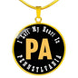 Heart In Pennsylvania - 18k Gold Finished Luxury Necklace