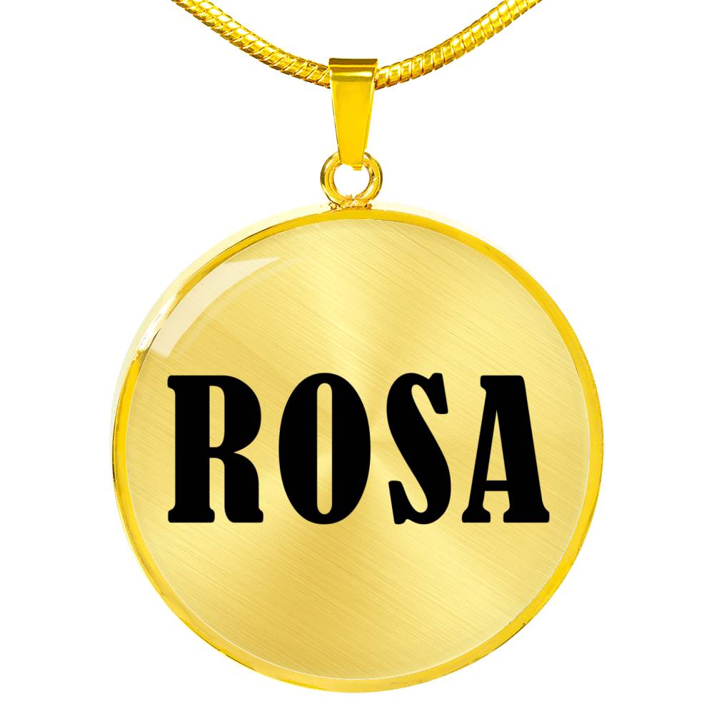 Rosa v01 - 18k Gold Finished Luxury Necklace