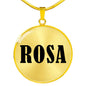 Rosa v01 - 18k Gold Finished Luxury Necklace