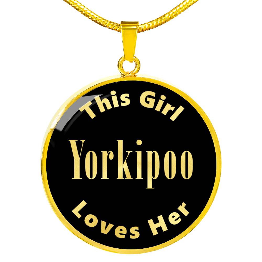 Yorkipoo v2 - 18k Gold Finished Luxury Necklace