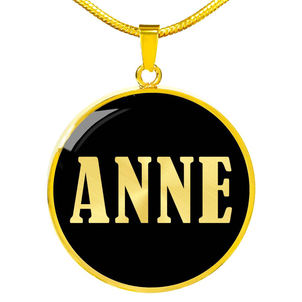 Anne v02 - 18k Gold Finished Luxury Necklace