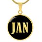 Jan v02 - 18k Gold Finished Luxury Necklace