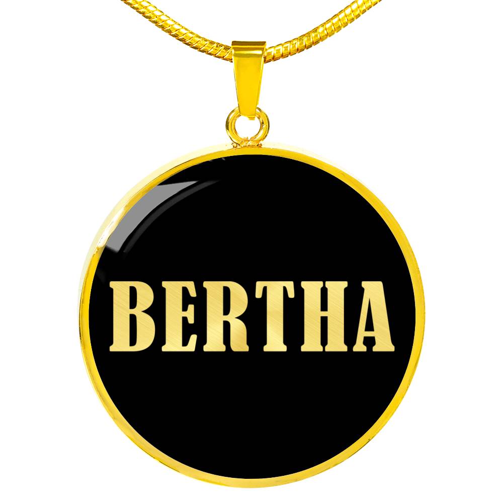 Bertha v02 - 18k Gold Finished Luxury Necklace
