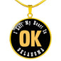 Heart In Oklahoma - 18k Gold Finished Luxury Necklace