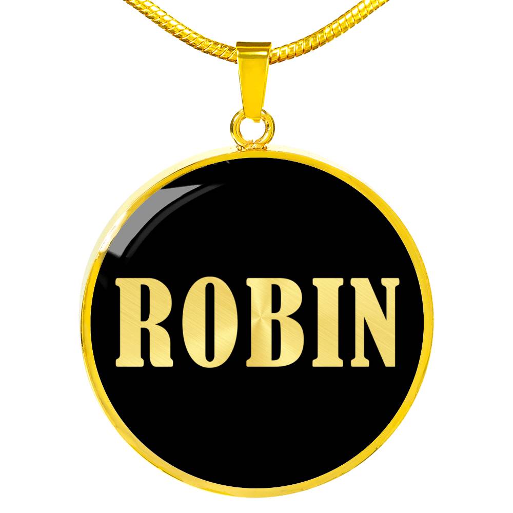 Robin v02 - 18k Gold Finished Luxury Necklace