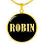 Robin v02 - 18k Gold Finished Luxury Necklace