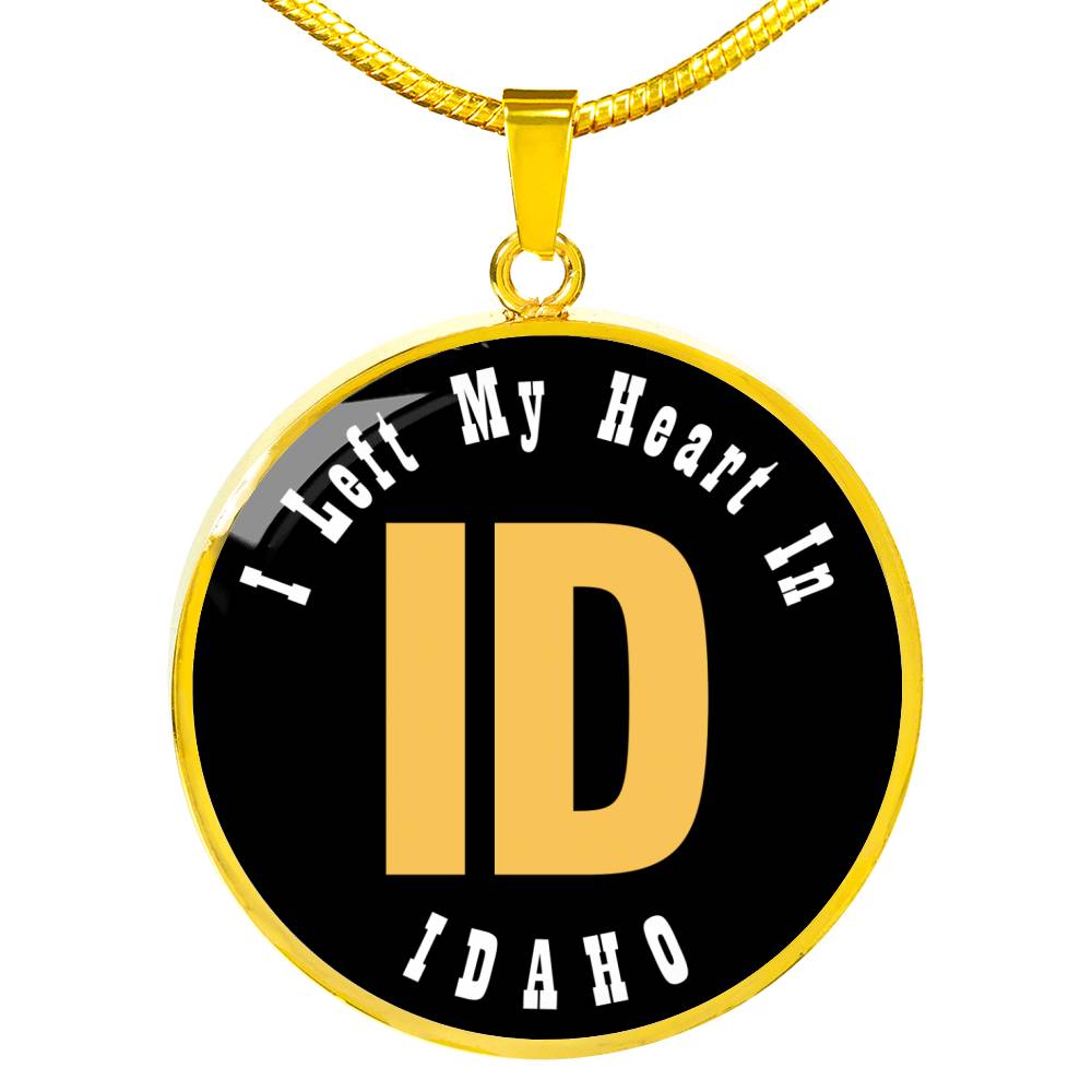 Heart In Idaho - 18k Gold Finished Luxury Necklace
