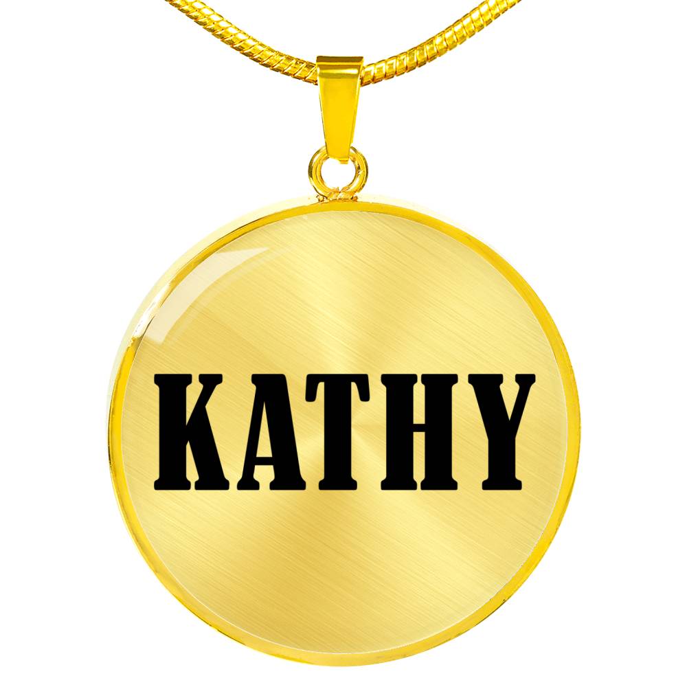 Kathy v01 - 18k Gold Finished Luxury Necklace