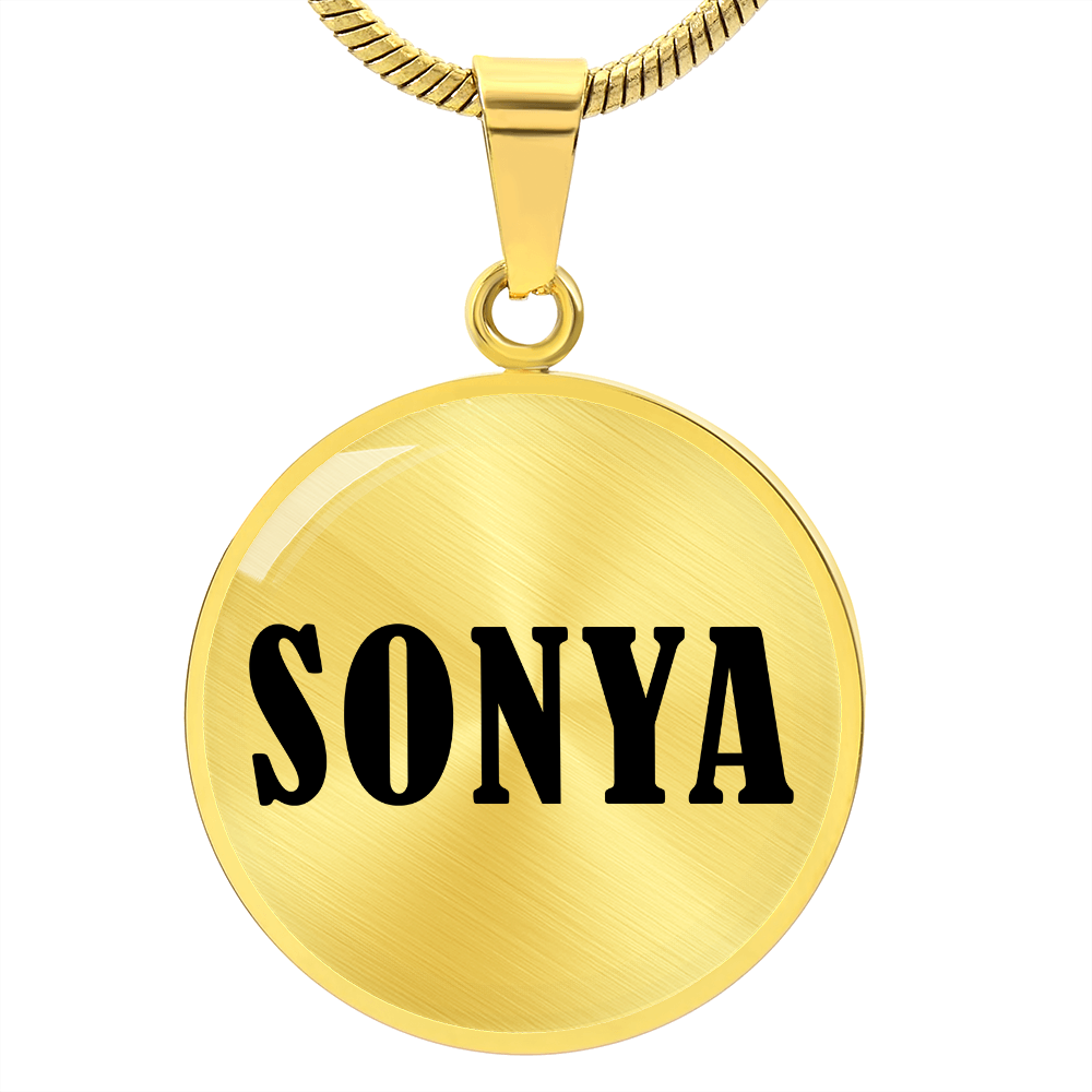 Sonya v01 - 18k Gold Finished Luxury Necklace