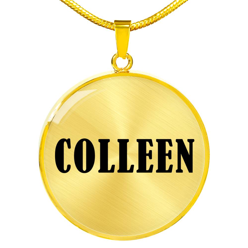 Colleen v01 - 18k Gold Finished Luxury Necklace