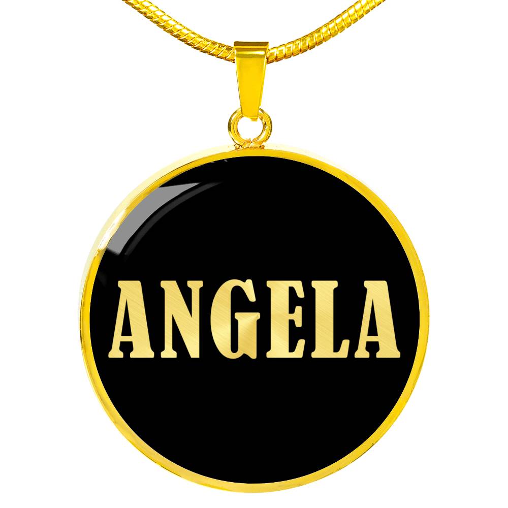 Angela v02 - 18k Gold Finished Luxury Necklace
