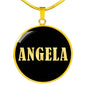 Angela v02 - 18k Gold Finished Luxury Necklace
