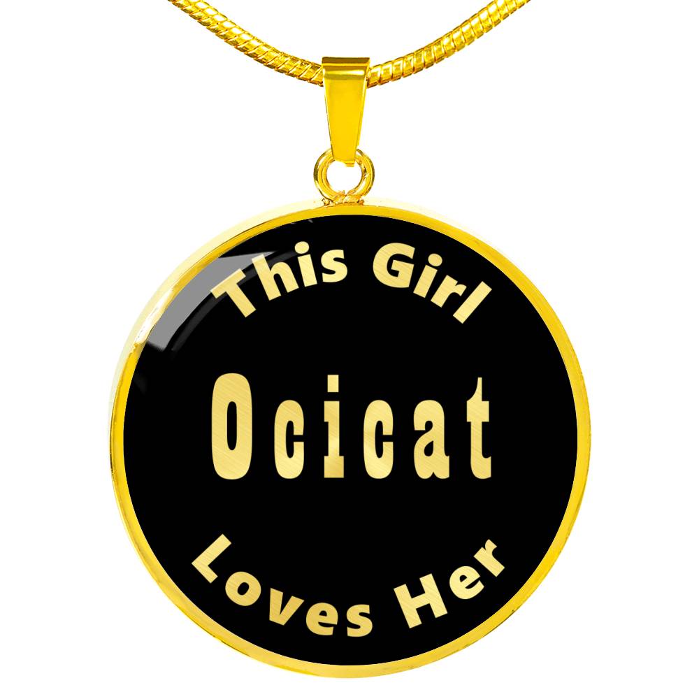 Ocicat v2 - 18k Gold Finished Luxury Necklace