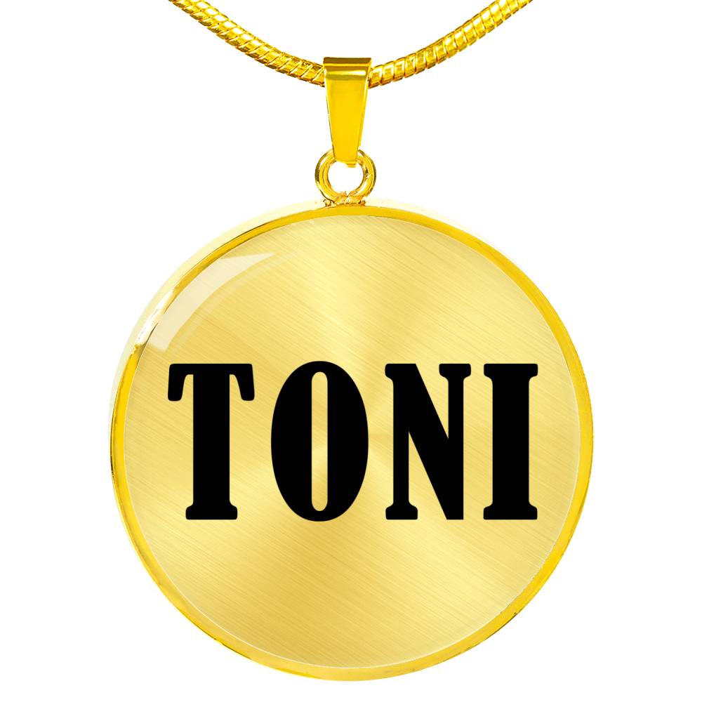Toni v01 - 18k Gold Finished Luxury Necklace