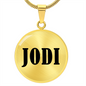 Jodi v01 - 18k Gold Finished Luxury Necklace