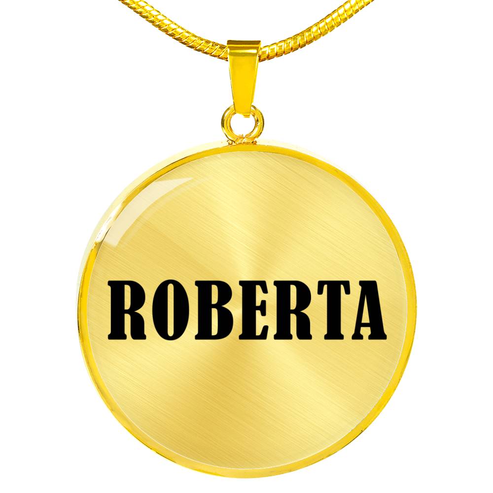 Roberta v01 - 18k Gold Finished Luxury Necklace