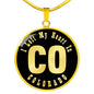 Heart In Colorado v02 - 18k Gold Finished Luxury Necklace