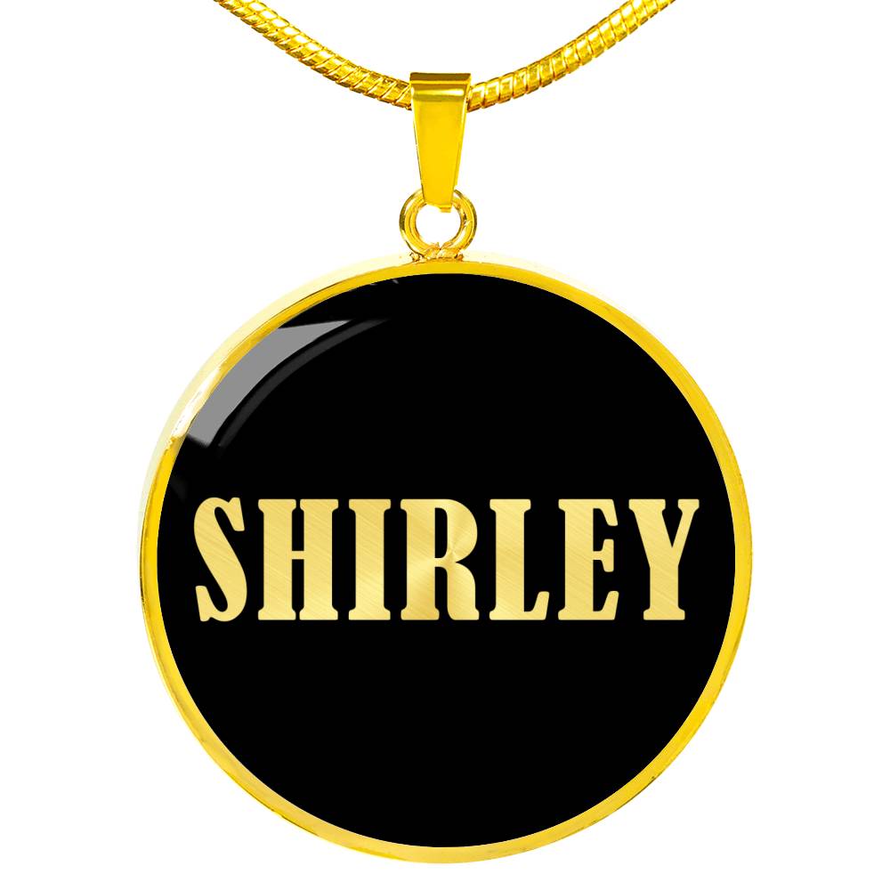 Shirley v02 - 18k Gold Finished Luxury Necklace
