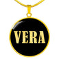 Vera v02 - 18k Gold Finished Luxury Necklace