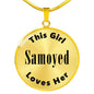 Samoyed - 18k Gold Finished Luxury Necklace
