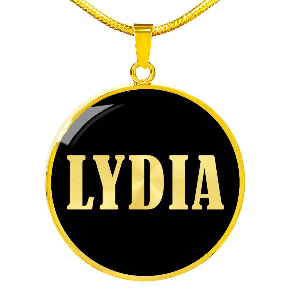 Lydia v02 - 18k Gold Finished Luxury Necklace