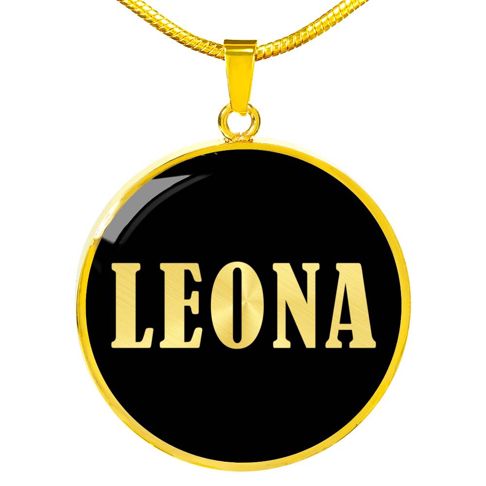 Leona v02 - 18k Gold Finished Luxury Necklace