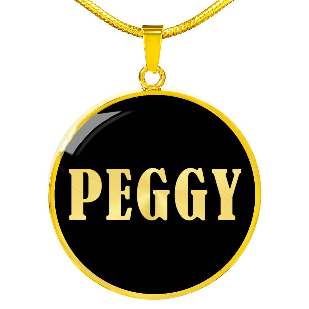 Peggy v02 - 18k Gold Finished Luxury Necklace