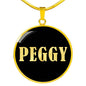 Peggy v02 - 18k Gold Finished Luxury Necklace