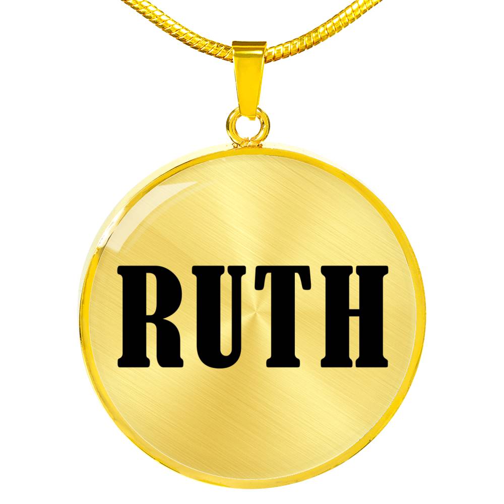 Ruth v01 - 18k Gold Finished Luxury Necklace