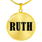 Ruth v01 - 18k Gold Finished Luxury Necklace