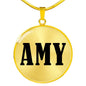 Amy v01 - 18k Gold Finished Luxury Necklace