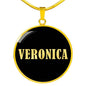Veronica v02 - 18k Gold Finished Luxury Necklace