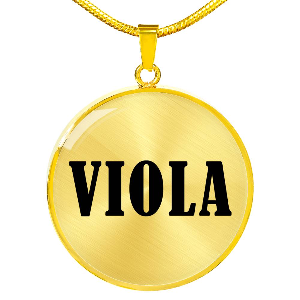 Viola v01 - 18k Gold Finished Luxury Necklace