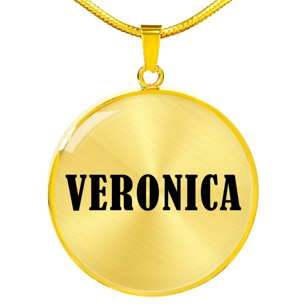 Veronica v01 - 18k Gold Finished Luxury Necklace