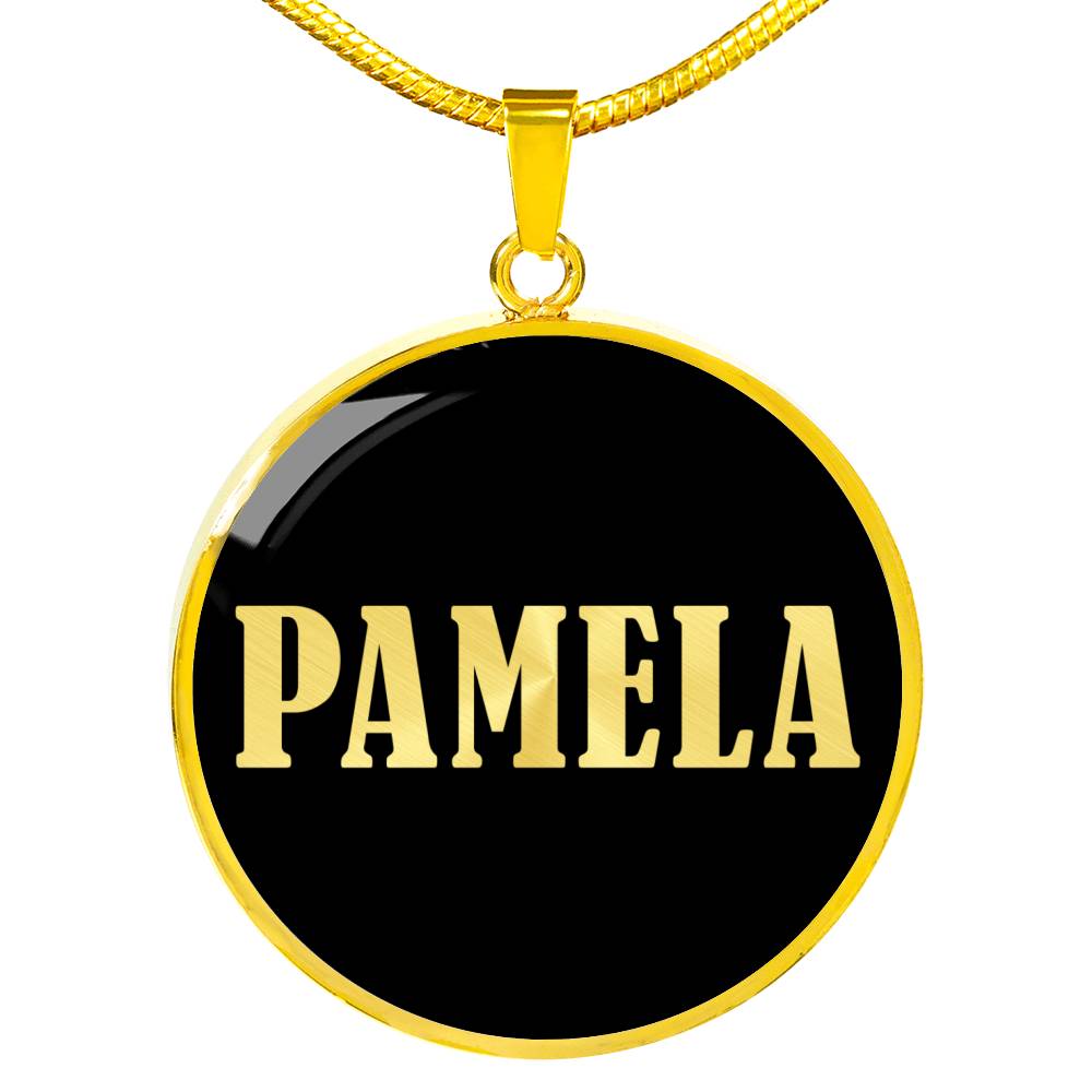Pamela v02 - 18k Gold Finished Luxury Necklace