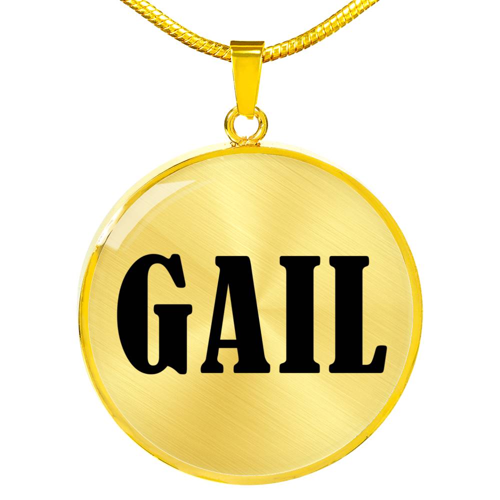 Gail v01 - 18k Gold Finished Luxury Necklace