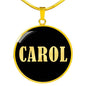 Carol v02 - 18k Gold Finished Luxury Necklace
