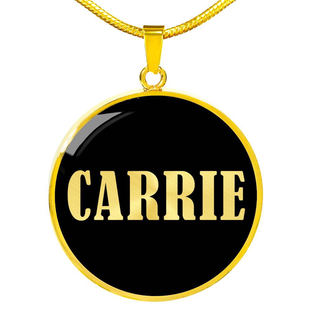 Carrie v02 - 18k Gold Finished Luxury Necklace