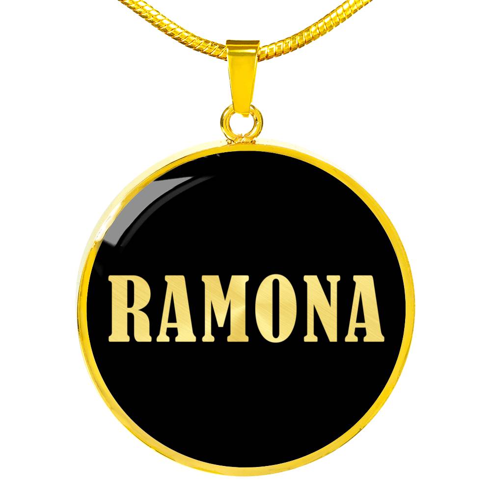 Ramona v02 - 18k Gold Finished Luxury Necklace