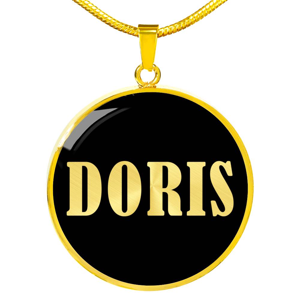 Doris v02 - 18k Gold Finished Luxury Necklace