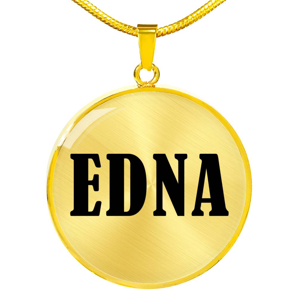 Edna v01 - 18k Gold Finished Luxury Necklace