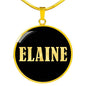 Elaine v02 - 18k Gold Finished Luxury Necklace