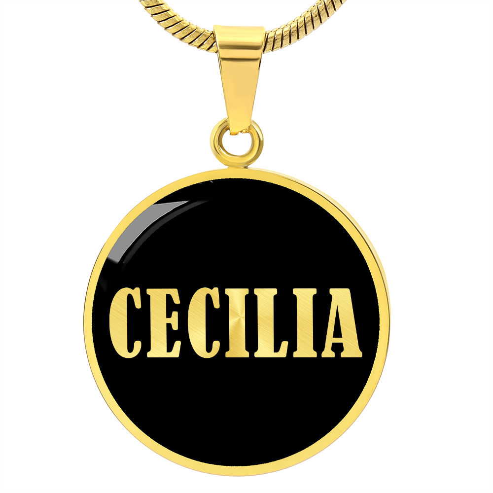 Cecilia v02 - 18k Gold Finished Luxury Necklace
