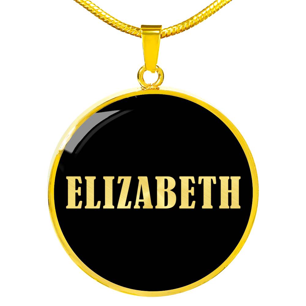 Elizabeth v02 - 18k Gold Finished Luxury Necklace