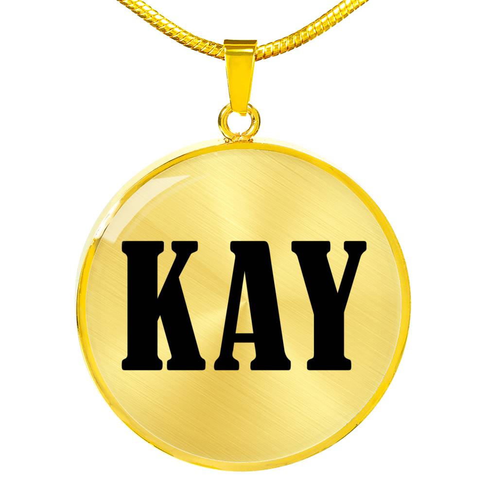 Kay v01 - 18k Gold Finished Luxury Necklace