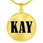 Kay v01 - 18k Gold Finished Luxury Necklace