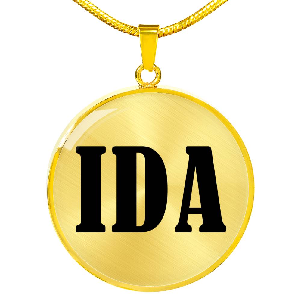 Ida v01 - 18k Gold Finished Luxury Necklace